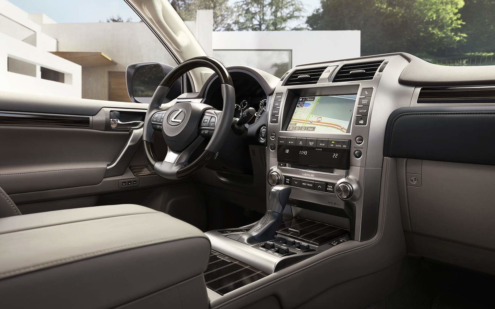 Lexus 2020 Gx 460 Front Dash Sepia Premium Leather L