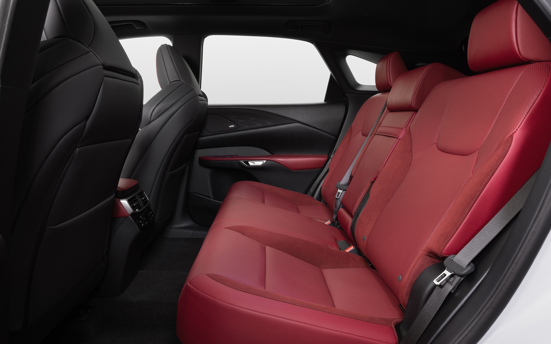 Lexus 2023 Rx 500h F Sport Performance Red Rioja Leather Interior Rear Sea