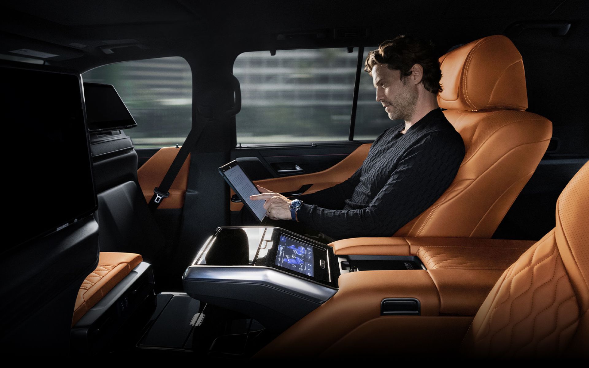 Lexus 2024 Lx 600 Executive Vip Interior Caramel Sunset Adjustab