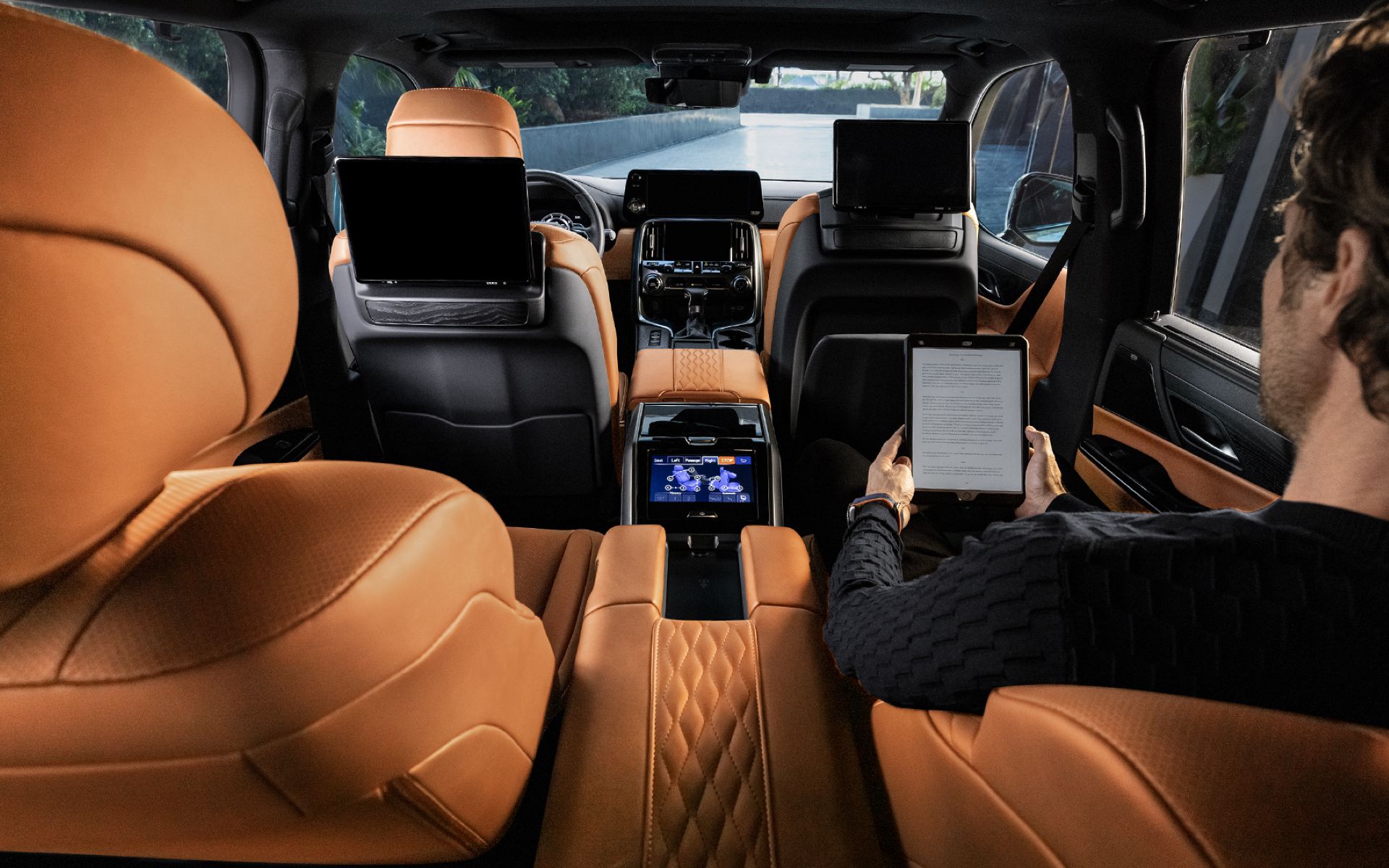 Lexus 2024 Lx 600 Executive Vip Interior Caramel Suns