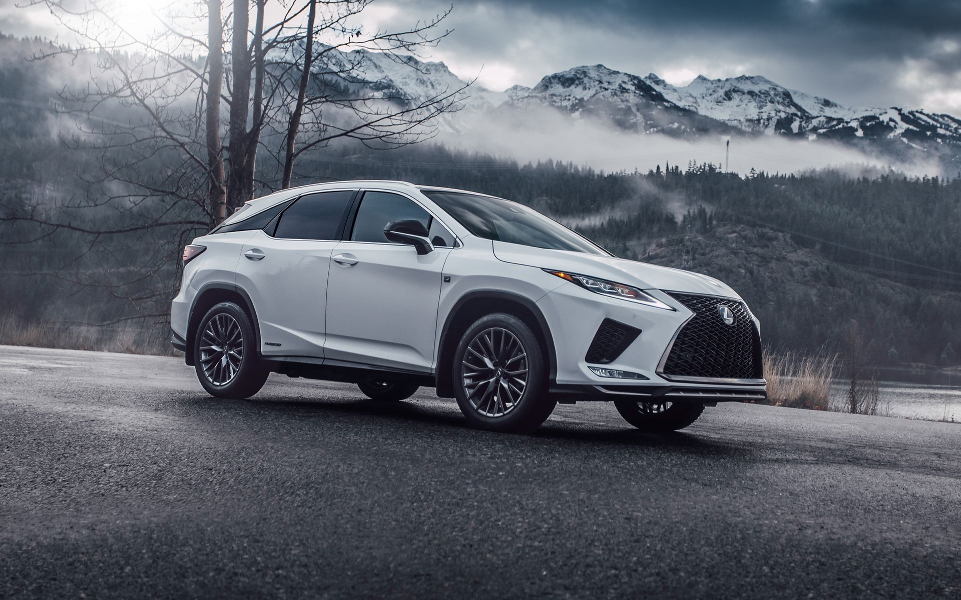 Lexus 2022 Rx450h Fsport Ultra White Front Right 2