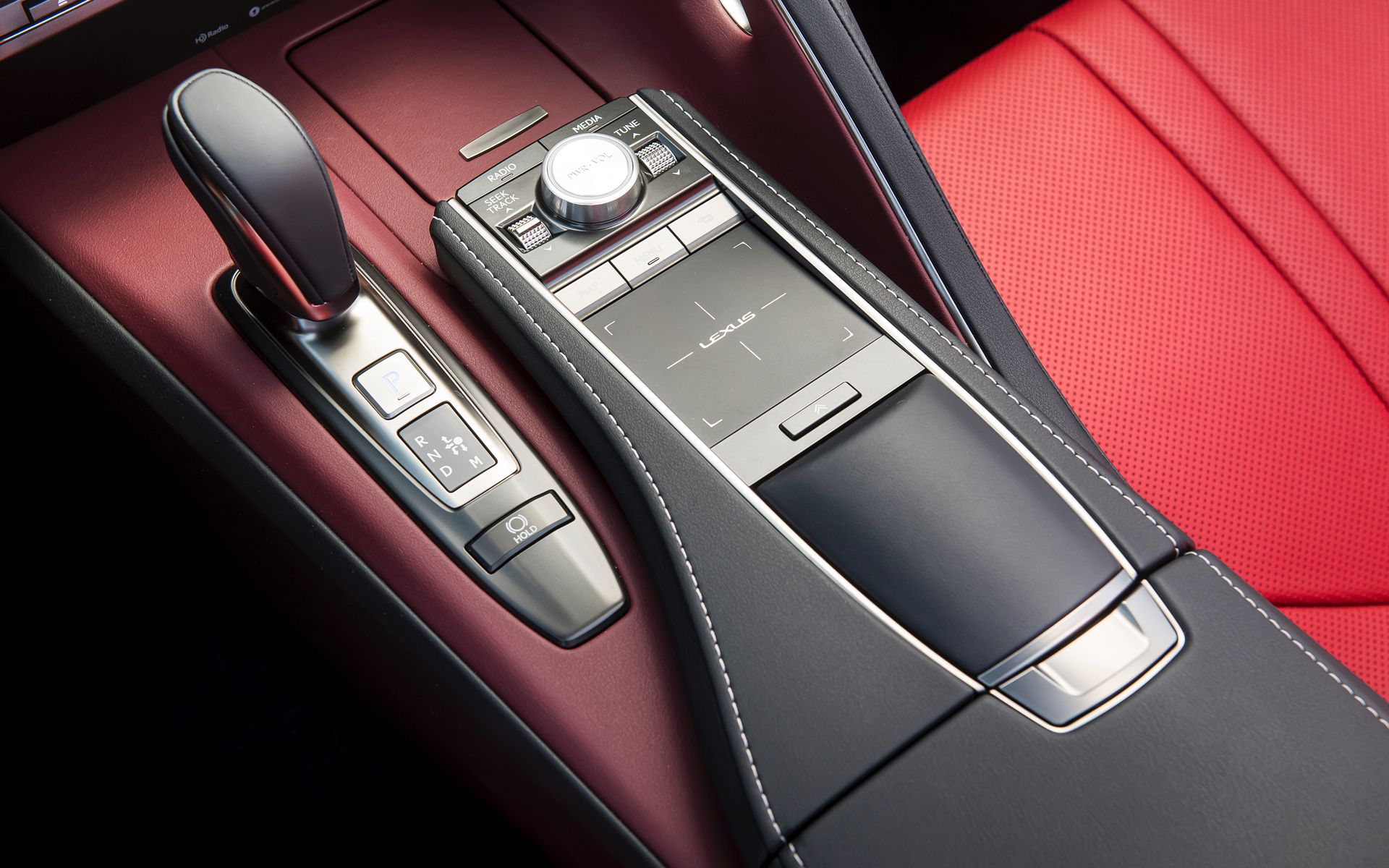 Lexus 2022 Lc 500 Convertible Interior Circuit Red Remote Touch Interfa